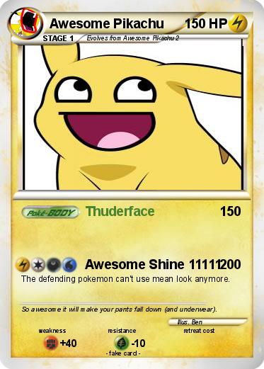 Pokemon Awesome Pikachu