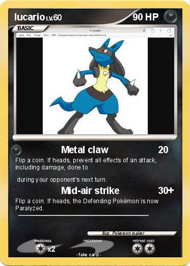 Pokemon lucario
