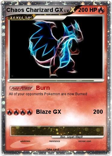 Pokemon Chaos Charizard GX