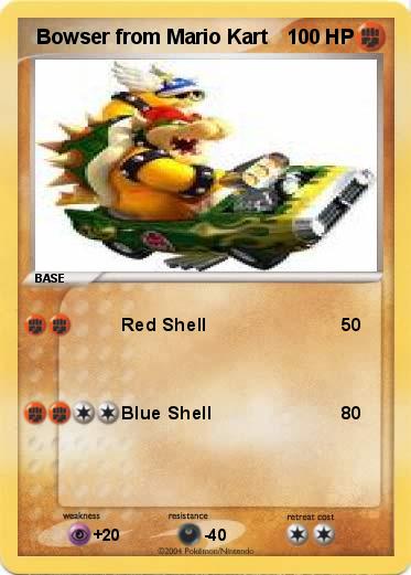Pokemon  Bowser from Mario Kart