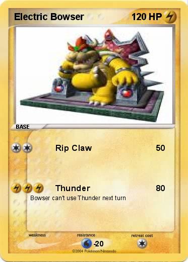 Pokemon Electric Bowser