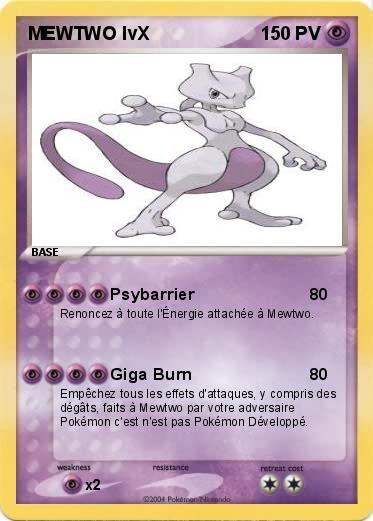 Pokemon MEWTWO lvX