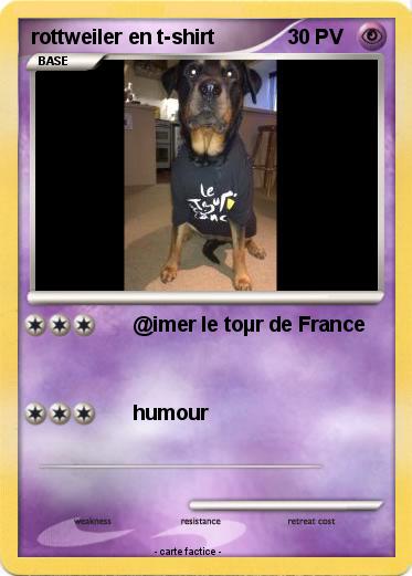 Pokemon rottweiler en t-shirt