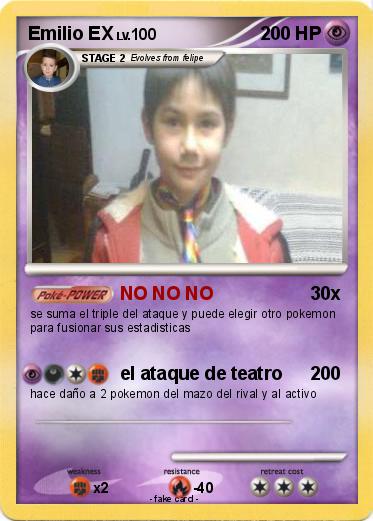 Pokemon Emilio EX