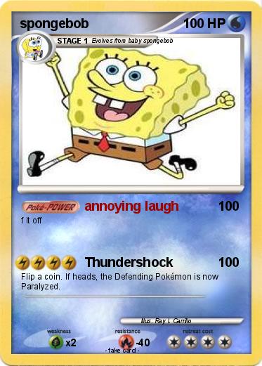 Pokemon spongebob