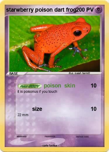 Pokemon starwberry poison dart frog