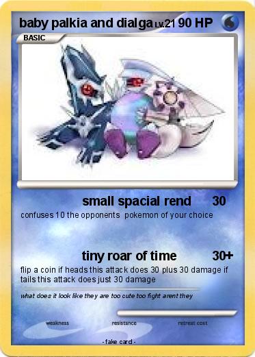 Pokemon baby palkia and dialga