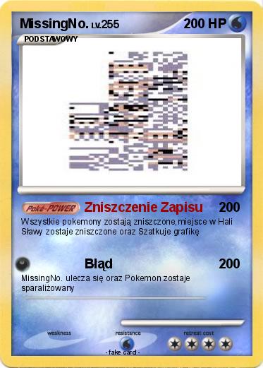 Pokemon MissingNo.