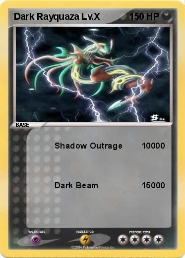 Pokemon Dark Rayquaza Lv.X