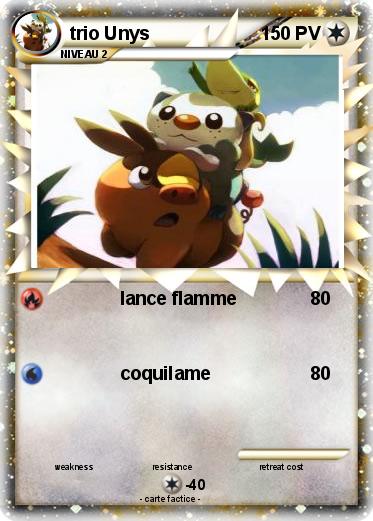 Pokemon trio Unys