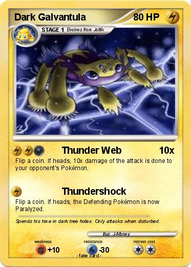 Pokemon Dark Galvantula