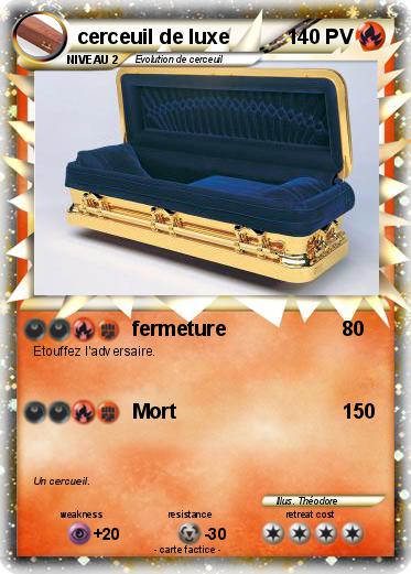 Pokemon cerceuil de luxe