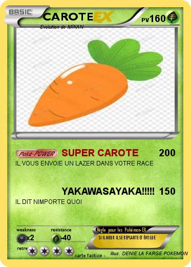 Pokemon CAROTE