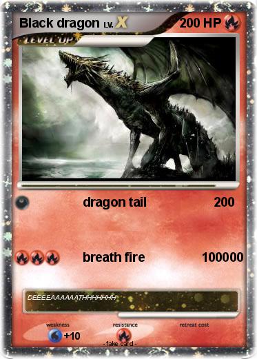 Pokemon Black dragon