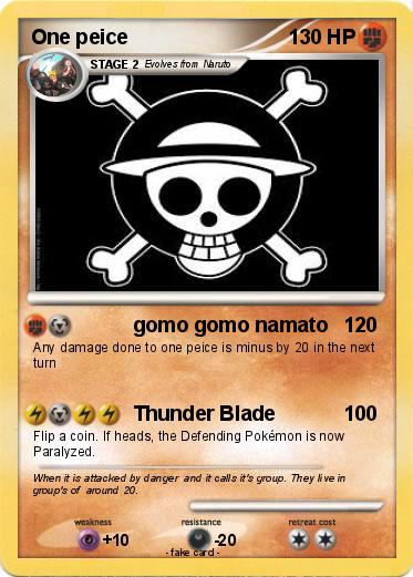 Pokemon One peice