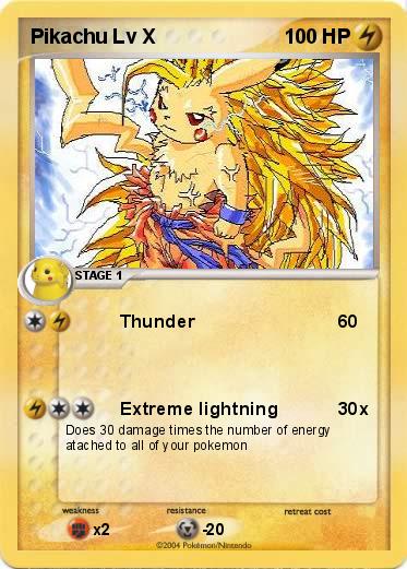 Pokemon Pikachu Lv X