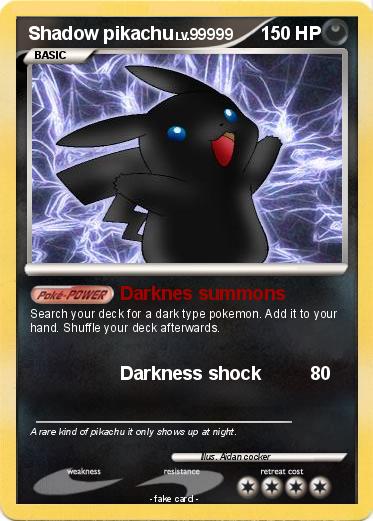 Pokemon Shadow pikachu