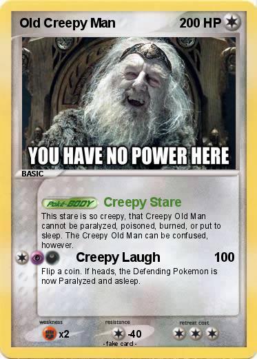 Pokemon Old Creepy Man