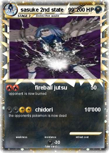 Pokemon sasuke 2nd state   99'