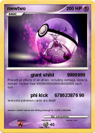 Pokemon mewtwo