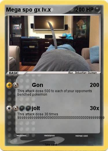 Pokemon Mega spo gx lv.x