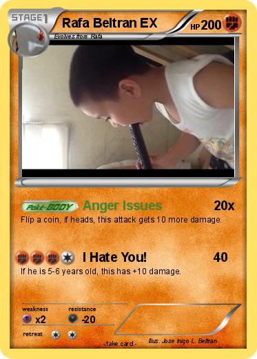 Pokemon Rafa Beltran EX
