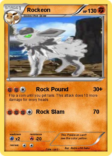 Pokémon Rockeon 27 27 - Rock Pound - My Pokemon Card