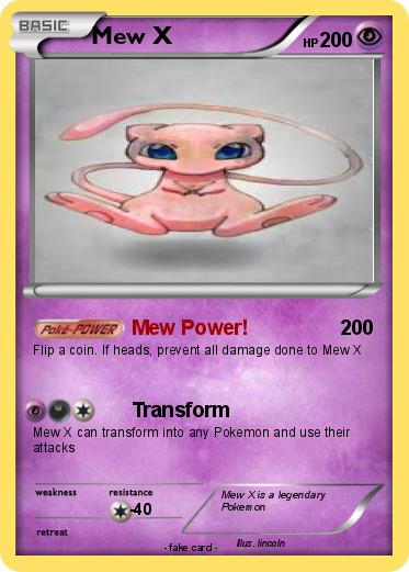 Pokemon Mew X