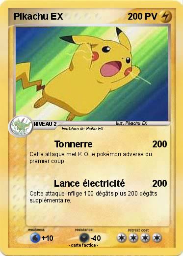 Pokemon Pikachu EX
