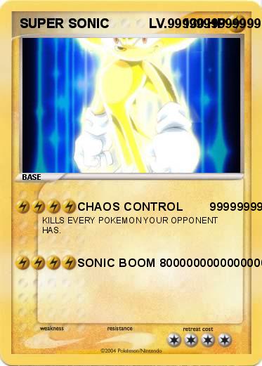 Pokemon SUPER SONIC           LV.9999999999999         INFININT HP