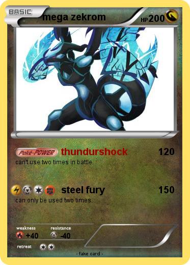 Pokemon mega zekrom