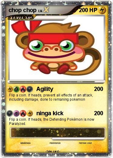 Pokemon chop chop