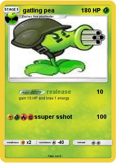 Pokemon gatling pea