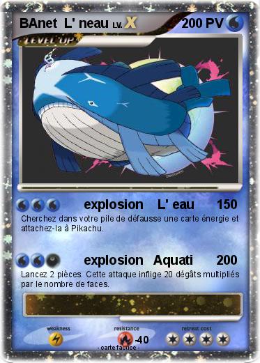 Pokemon BAnet  L' neau