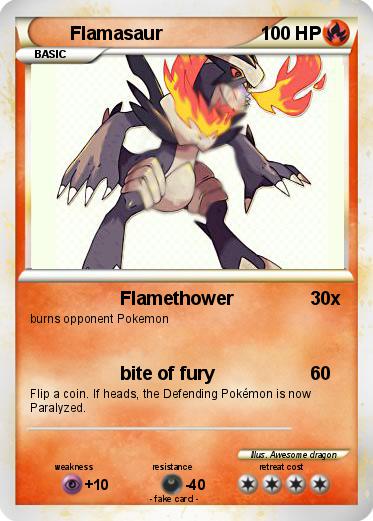 Pokemon Flamasaur