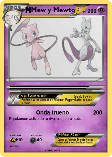 Pokemon Mew y Mewto