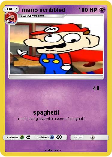 Pokemon mario scribbled