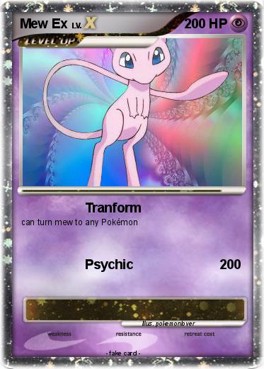 Pokemon Mew Ex