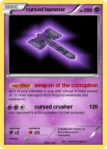 Pokemon cursed hammer
