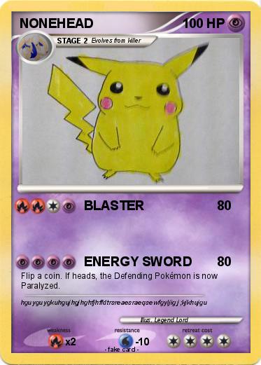 Pokemon NONEHEAD