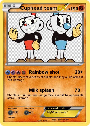 Pokemon Cuphead team