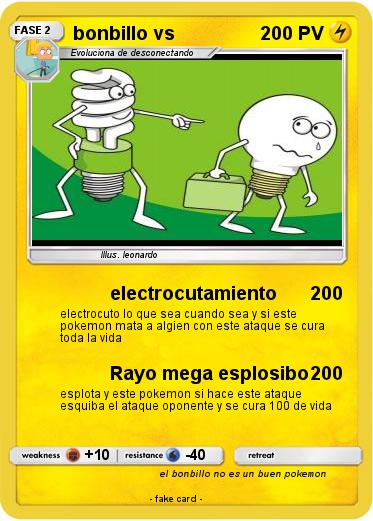 Pokemon bonbillo vs