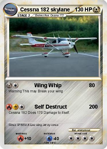 Pokemon Cessna 182 skylane