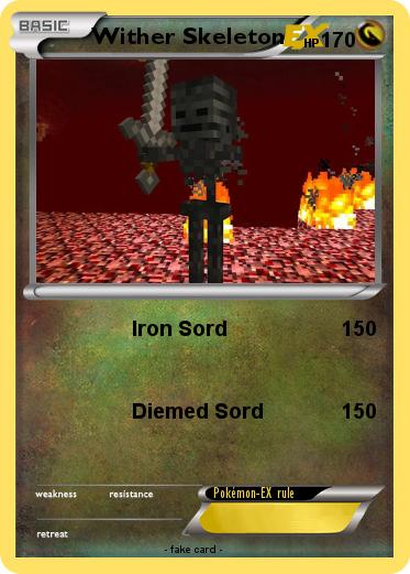 Pokemon Wither Skeleton