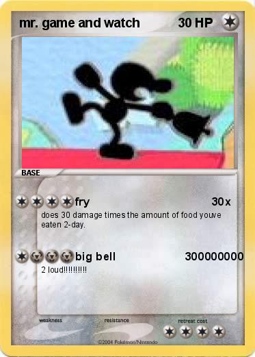 Pokemon mr. game and watch