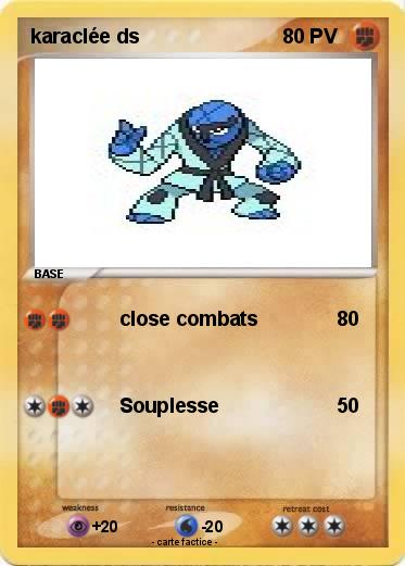 Pokemon karaclée ds