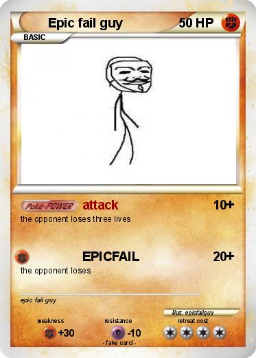 Pokemon Epic fail guy