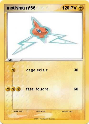 Pokemon motisma n°56