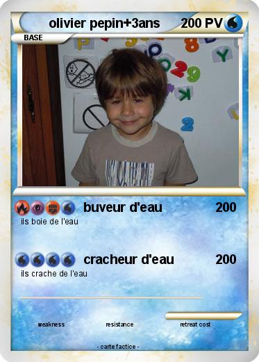 Pokemon olivier pepin+3ans