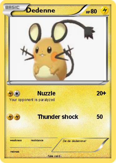 Pokemon Dedenne